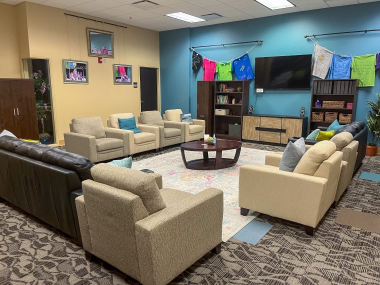 Student lounge area of RSVP Center.
