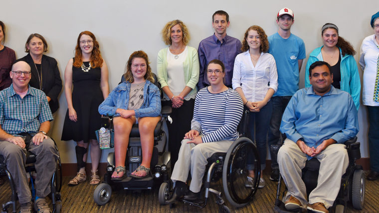 Group photo of Chancellor's Committee on Persons with Disabilities
