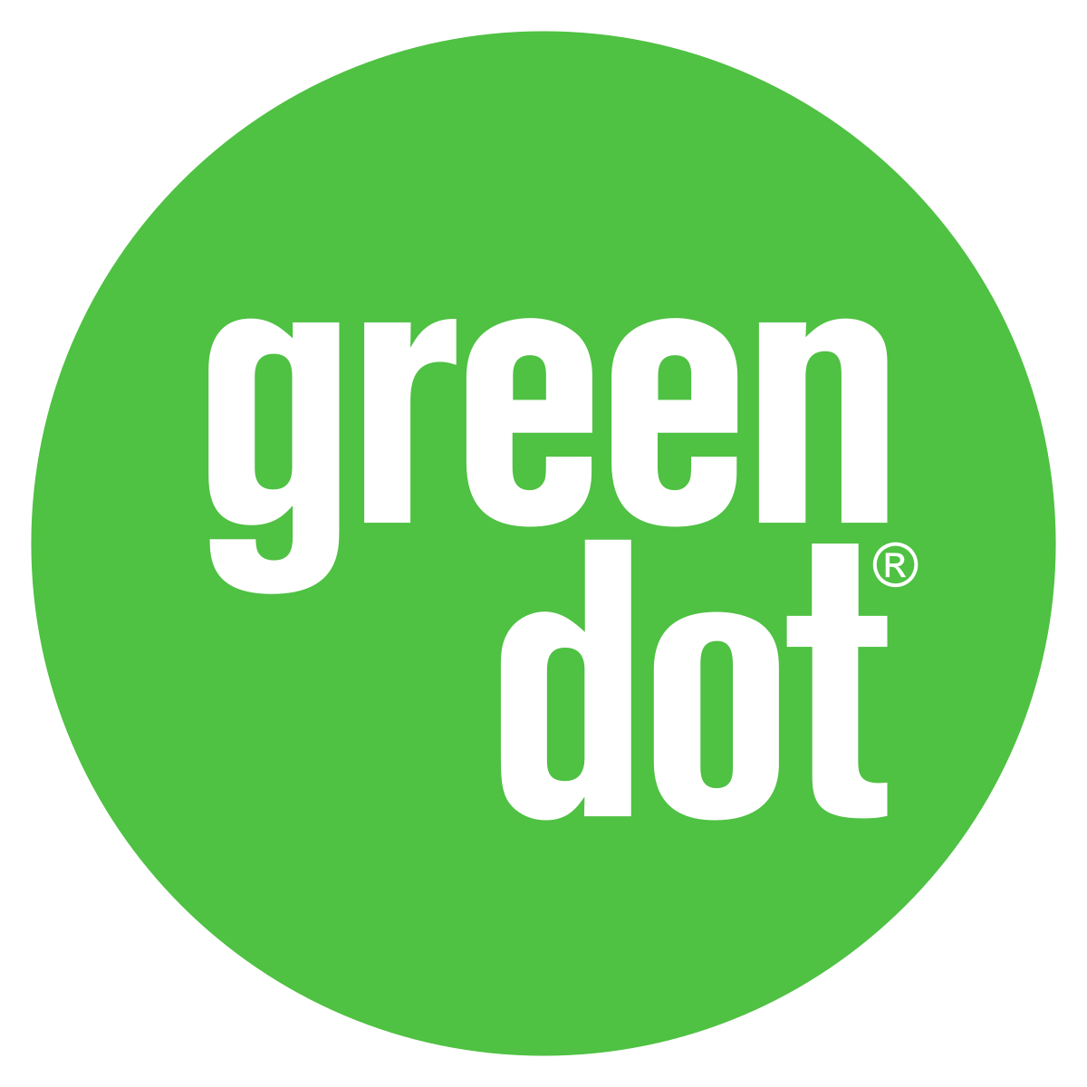 Green Dot logo green circle with text
