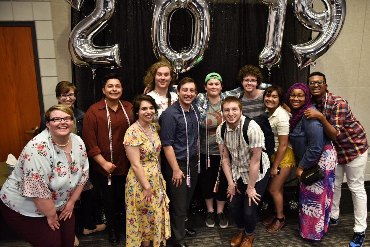 Group shot from 2019 Lavender Graduation